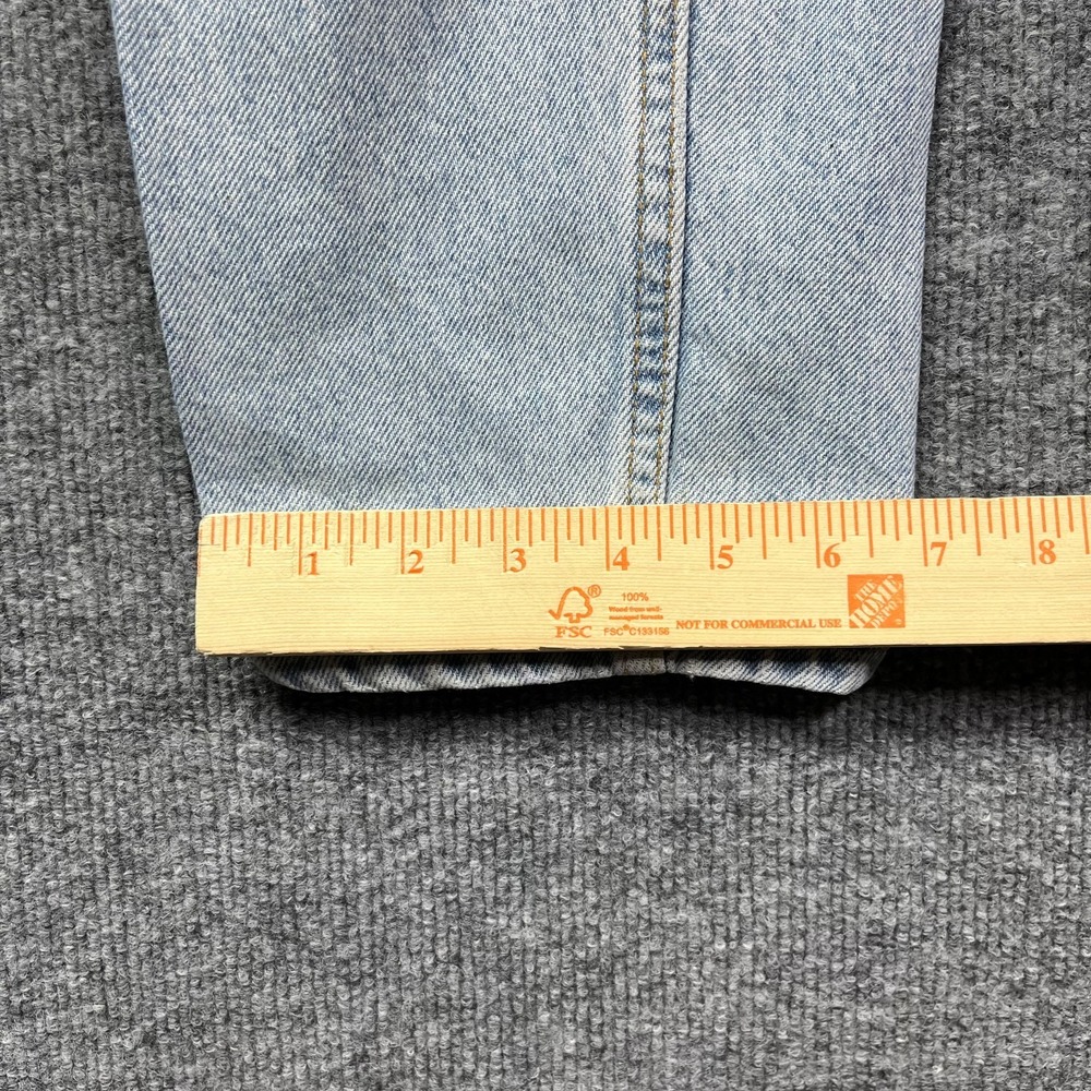 Vintage Levi's 607 Jeans Men's Blue Denim Pockets Straight Zip Fly - 33X28.5 - Picture 7 of 16